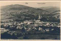 1) Celkový pohled na Zlín v r.1900.