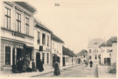 16) Hlavní ulice nyní Rašínova v r.1911.