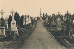 20) Starý hřbitov v r.1912.