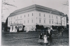 Zlínský zámek Jihovýchodní část v r.1912.